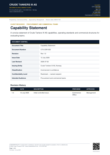 Preview of Capability Statement