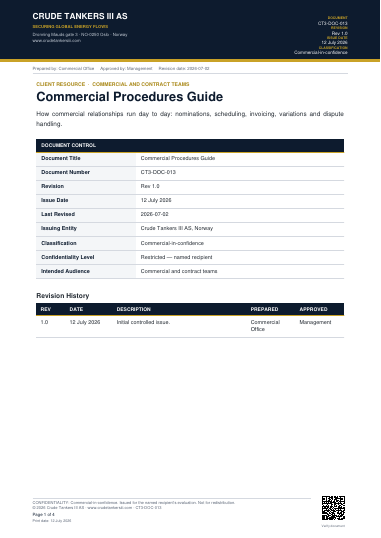 Preview of Commercial Procedures Guide
