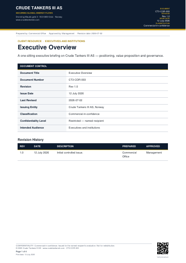 Preview of Executive Overview