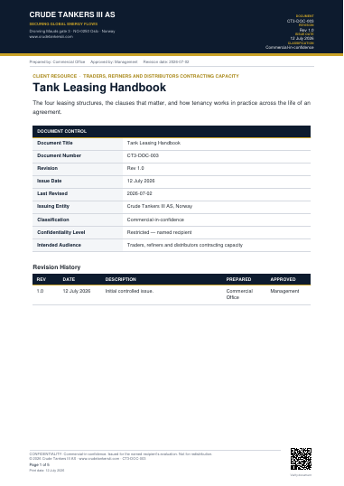 Preview of Tank Leasing Handbook